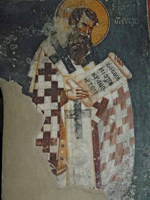 니사의 성 그레고리오_by Anonymous in 13th century_in the Church of Holy Mary Peryvleptos in Ohrid_Macedonia.jpg